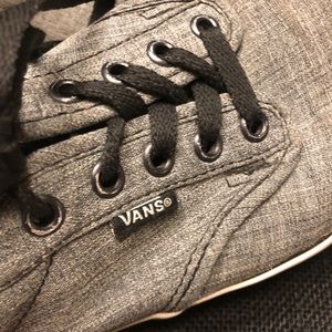 Gray vans good shape
